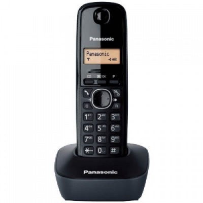 Panasonic Ασύρματο Τηλέφωνο KX-TG1611GRH (Black)