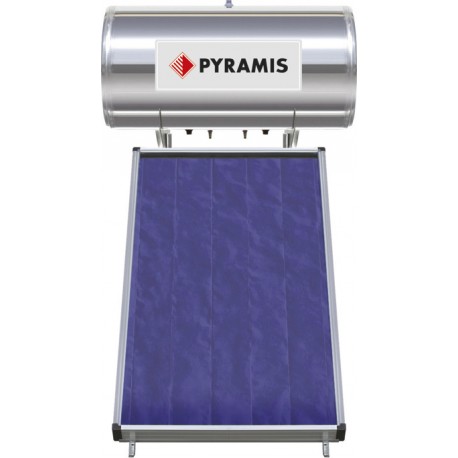 Pyramis 160lt / 2m² Ηλιακός Θερμοσίφωνας Επιλεκτικού συλλέκτη Τριπλής Ενέργειας