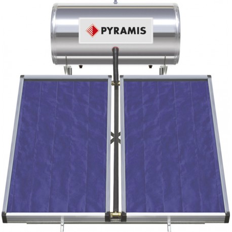 Pyramis 160Lt / 3m² Ηλιακός Θερμοσίφωνας Επιλεκτικού συλλέκτη Διπλής Ενέργειας (026000405)