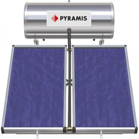 Pyramis 200Lt / 3m² Ηλιακός Θερμοσίφωνας Επιλεκτικού συλλέκτη Διπλής Ενέργειας (026000505)
