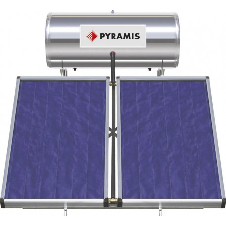 Pyramis 200Lt / 4m² Ηλιακός Θερμοσίφωνας Επιλεκτικού συλλέκτη Διπλής Ενέργειας (026000605)