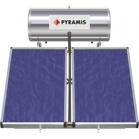 Pyramis 200Lt / 4m² Ηλιακός Θερμοσίφωνας Επιλεκτικού συλλέκτη Τριπλής Ενέργειας (026001405)