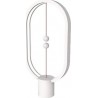 Allocacoc Heng Balance Plastic Lamp Ellipse White Μαγνητικό Φωτιστικό LED