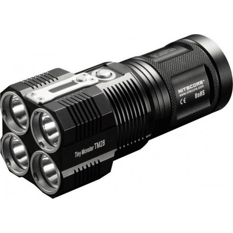 NiteCore TM28 Tiny Monster Επαναφορτιζόμενος Φακός LED + 4 X 18650 Μπαταρίες + protection board