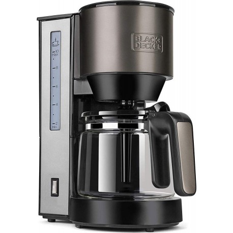 Black & Decker BXCO1000E Grey Καφετιέρα Φίλτρου 1000W