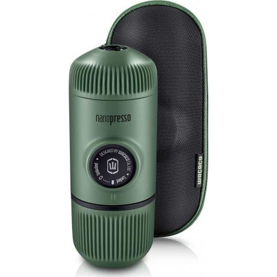 Wacaco Nanopresso Moss Green Μηχανή Χειρός Espresso + Θήκη