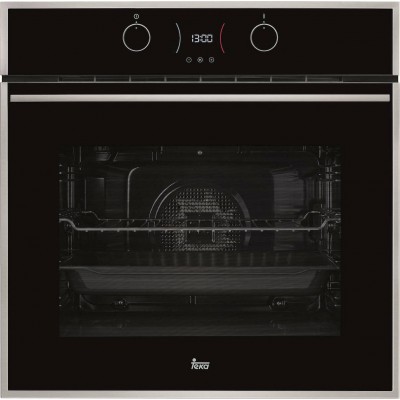 Teka HLB 840 P Wish (F.568.SS) Hydroclean PRO 60cm Inox/Μαύρο Κρύσταλλο Πυρολυτικός Φούρνος - Σε 12 άτοκες δόσεις