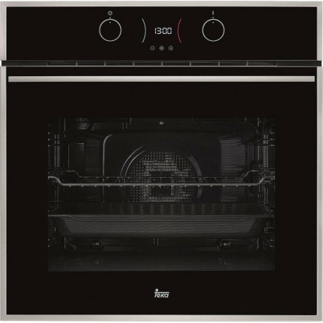 Teka HLB 840 P Wish (F.568.SS) Hydroclean PRO 60cm Inox/Μαύρο Κρύσταλλο Πυρολυτικός Φούρνος - Σε 12 άτοκες δόσεις