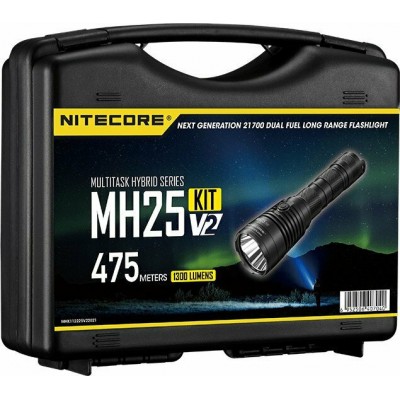 NiteCore MH25V2 Hunting Kit Επαναφορτιζόμενος Φακός Led Multi Task Hybrid