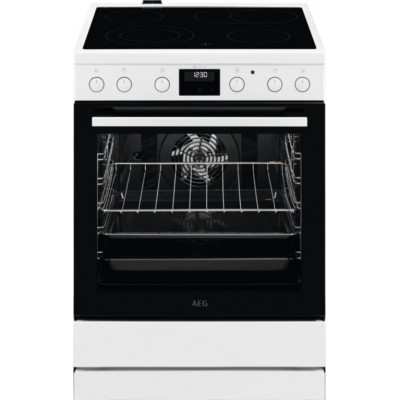 AEG CCB6442MBW Κουζίνα 73lt με Κεραμικές Εστίες Π59.6εκ. Λευκή