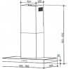 Faber TSP X A90 2LS Απορροφητήρας Καμινάδα Inox