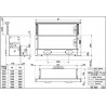 Faber Telescopic T3100 Συρόμενος Απορροφητήρας Καφέ