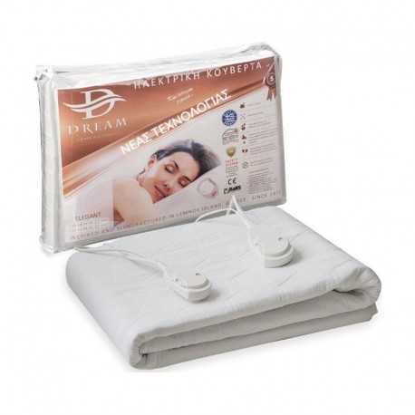Dream Elegant 910315 Ημίδιπλο ηλεκτρικό υπόστρωμα νέας τεχνολογίας 100x155cm (Ελληνικής Κατασκευής) 10 ΧΡΟΝΙΑ ΕΓΓΥΗΣΗ