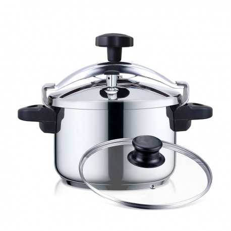Haeger PC-4SS.017A Χύτρα 4 Λίτρων + Γυάλινο Καπάκι