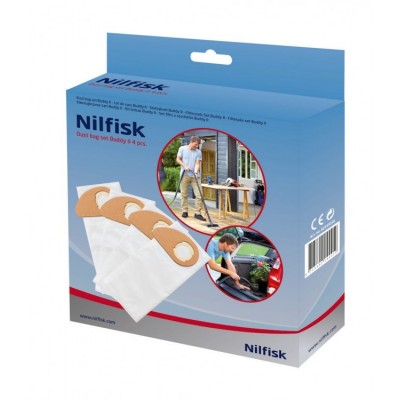 Nilfisk 81943048 Σακούλες Σκούπας 4τμχ