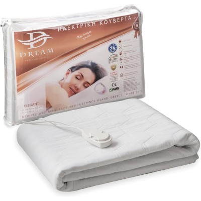 Dream Elegant 910006 Μονό ηλεκτρικό υπόστρωμα νέας τεχνολογίας 75x155cm (Ελληνικής Κατασκευής) 10 ΧΡΟΝΙΑ ΕΓΓΥΗΣΗ