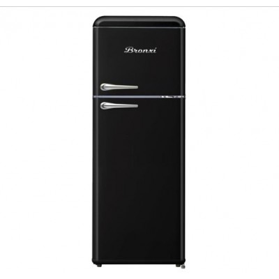 Bronxi BX-1790 BK Retro Ψυγείο Δίπορτο Black