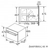 Bosch VBC5580S0 Φούρνος άνω Πάγκου 85lt Inox